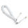 Gembird Spiralny kabel telefoniczny RJ10 (4P4C) 2m, biały - 1351743 - zdjęcie 3